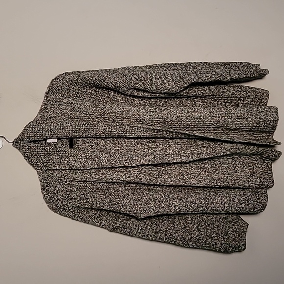 Cabi Travel Cardigan Sz M Heathered Green Chunky Preppy - Picture 3 of 12